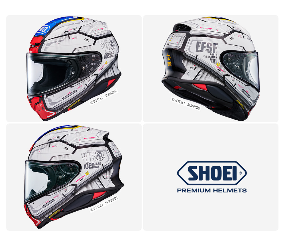 오토바이 헬멧 풀페이스 쇼에이 Z-8 RX-78-02 GUNDAM TC-10